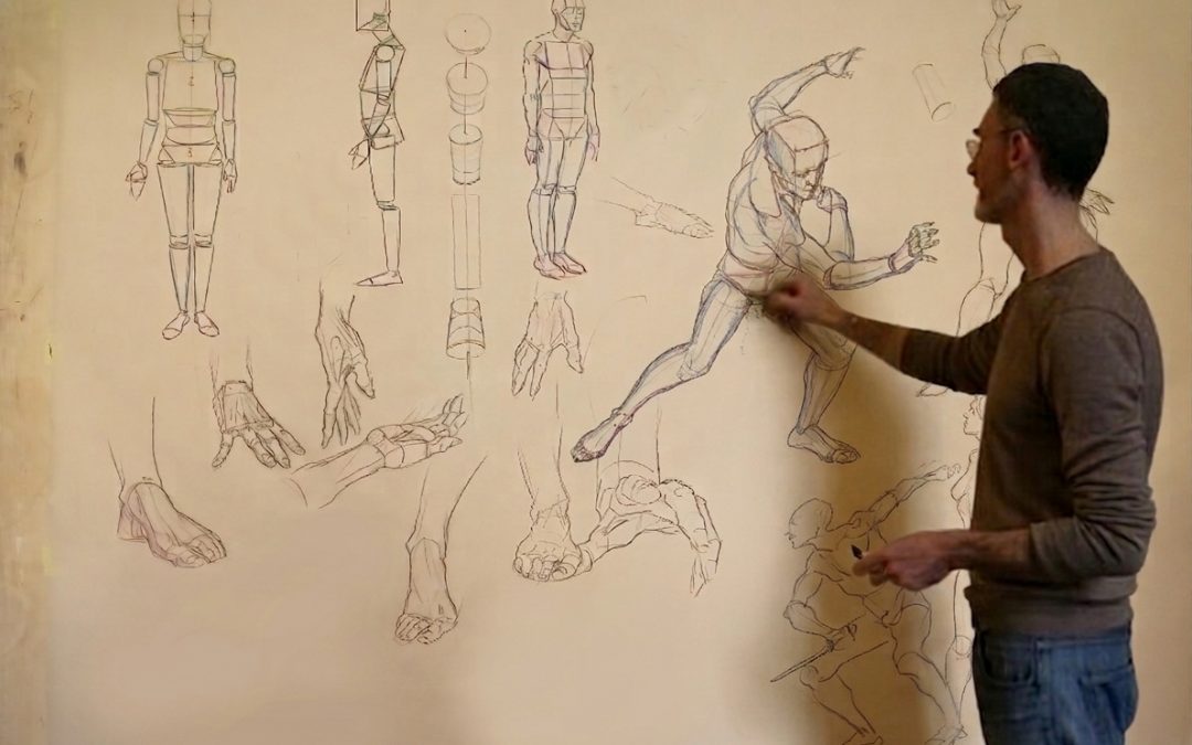Disegno anatomico dal vero